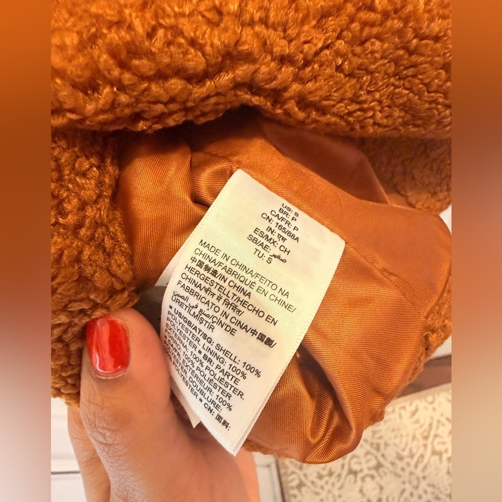 Daily Ritual Brown / Rust Teddy
Coat, Size S - Picture 7 of 7